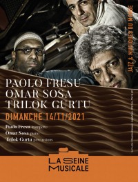 Paolo Fresu, Omar Sosa et Trilok Gurtu en concert