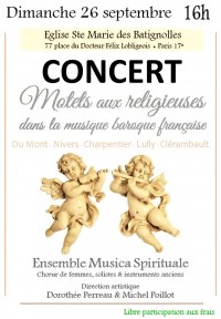 L'Ensemble Musica Spirituale en concert