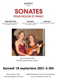 Priscille Lachat-Sarrete et Anne Guyénot en concert