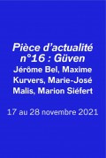 Affiche Pièce d'actualité n°16 : Güven - Théâtre de la Commune