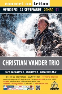 Christian Vander trio au Triton