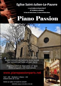 Piano Passion à Saint-Julien-le-Pauvre