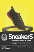 Affiche de l'exposition Sneakers, les baskets entrent au musée ! au Musée de l'Homme