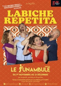 Affiche Labiche repetita - Le Funambule