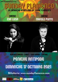 Sunday Flamenco - Affiche 17 octobre 2021