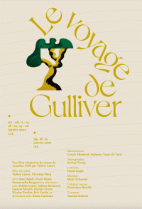 Le Voyage de Gulliver - Affiche à l'Athénée - Théâtre Louis-Jouvet