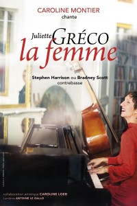 Affiche Caroline Montier chante Juliette Gréco « La Femme » - Théâtre L'Essaïon
