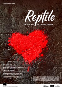 Affiche Reptile - Théâtre Dunois
