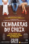 Affiche L'Embarras du choix - Théâtre de la Gaîté-Montparnasse