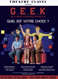 Affiche Geek - Théâtre Clavel