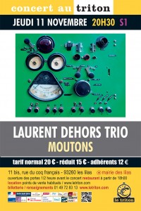 Laurent Dehors trio au Triton