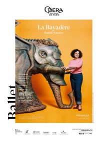 Affiche La Bayadère à l'Opéra Bastille
