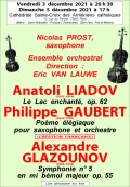 Ensemble orchestral et Nicolas Prost en concert