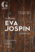 Affiche de l'exposition Eva Jospin. De Rome à Giverny au Musée des Impressionnismes