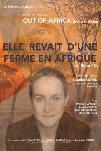Affiche Elle rêvait d’une ferme en Afrique - Théâtre L'Essaïon