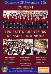 Les Petits Chanteurs de Saint-Dominique en concert
