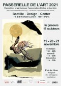 Affiche du salon Passerelle de l'Art 2021 au Bastille Design Center