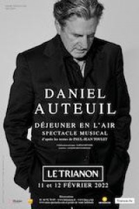 Affiche Daniel Auteuil - Déjeuner en l'air - Théâtre du Casino