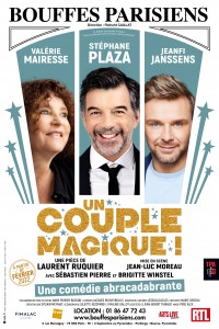 Affiche Un couple magique - Théâtre des Bouffes Parisiens