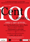 Affiche de l'exposition Cent_titre(s) à l'Atelier Rochebrune