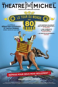 Affiche Le tour du monde en 80 jours - Théâtre Michel