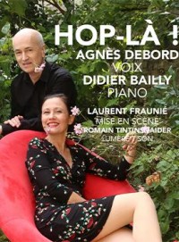 Affiche Agnès Debord et Didier Bailly - Hop là ! - Théâtre L'Essaïon