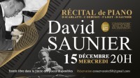 David Saunier en concert