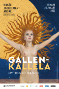 Affiche de l'exposition Gallen-Kallela au Musée Jacquemart-André