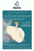Affiche de l'exposition La Poudre de Beauté et ses Écrins à la Bibliothèque Forney