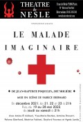 Affiche Le malade imaginaire - Théâtre de Nesle