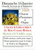 Le Chœur grégorien de Brie-Comte-Robert et Michèle Guyard en concert