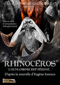 Affiche Rhinocéros - Théâtre Darius Milhaud