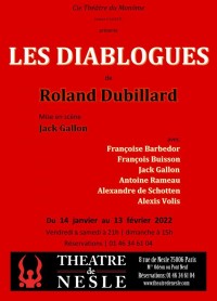 Affiche Les Diablogues - Théâtre de Nesle