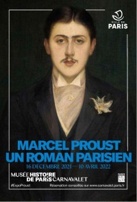 Affiche de l'exposition Marcel Proust, un roman parisien au Musée Carnavalet