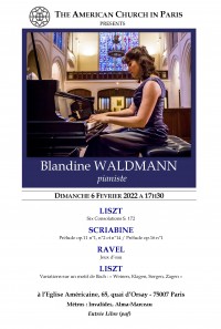 Blandine Waldmann en concert