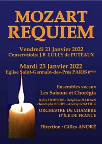 L'Orchestre de chambre d'Île-de-France, ensemble vocaux et solistes en concert