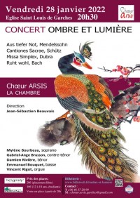 Le Chœur Arsis, Ensemble La Chambre et solistes en concert