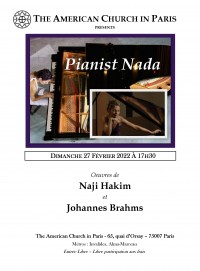 Pianist Nada en concert