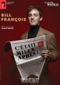 Affiche Bill François - Comédie Bastille