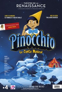 Affiche Pinocchio - Théâtre de la Renaissance	