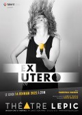 Affiche Ex utero - Théâtre Lepic