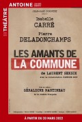 Affiche Les Amants de la Commune - Théâtre Antoine