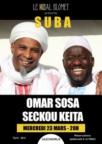 Omar Sosa et Seckou Keita au Bal Blomet