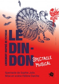 Affiche Le Dindon - Théâtre L'Essaïon, nouvelle affiche