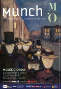 Affiche de l'exposition Edvard Munch au Musée d'Orsay