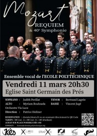 L'Ensemble vocal de l'École polytechnique, Orchestre Via Luce et solistes en concert