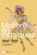 Affiche de l'exposition Molière en musiques