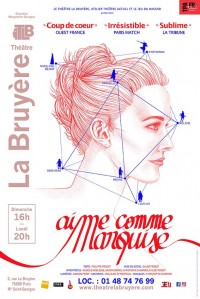 Affiche Aime comme Marquise - Théâtre La Bruyère