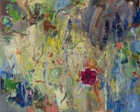 Neda Arizanovic,
"Garden Fusion",
2021,
huile sur toile 80x100cm