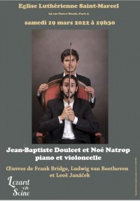 Jean-Baptiste Doulcet et Noé Natorp en concert